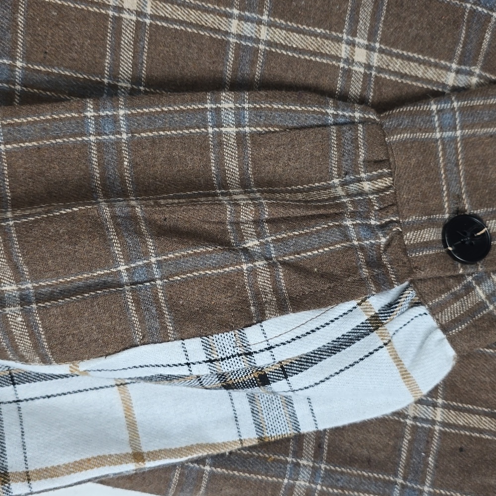 PLAID button up - Picture 4 of 5